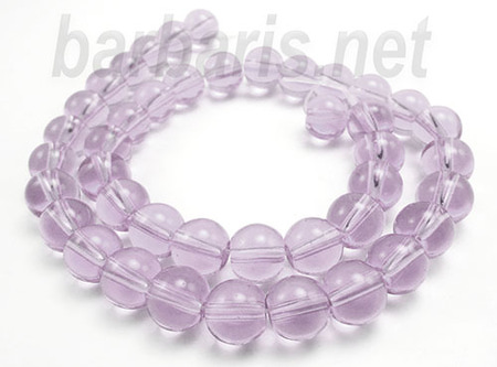 Preciosa Бусины "Сиреневый шар" стекло (вид 1) Preciosa Бусины "Сиреневый шар" стекло (фото, вид 1)