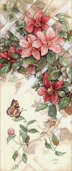 Dimensions &quot;  &quot; (Butterfly &amp; Clematis)