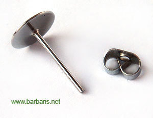 Zlatka Швензы "гвоздики" черный никель Zlatka Швензы "гвоздики" черный никель