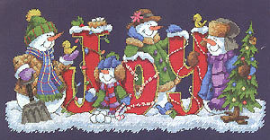 Dimensions "������� ���������" (Joyful Snowmen)