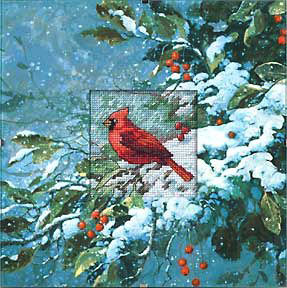 Dimensions "��������" (Cardinal in Snow)