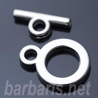 Замок-тоггл серебро Замок-тоггл серебро