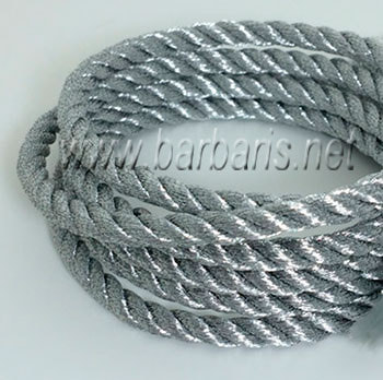 Гамма Шнур витой металлизированный, 5 мм Гамма Шнур витой металлизированный, 5 мм